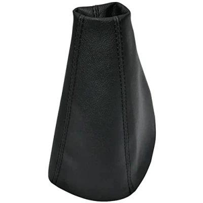 Immagine di Aerzetix C57779 Cuffia soffietto per leva del cambio compatibile con Citroen C2 dal 2003 al 2009 colore: nero in pelle sintetica