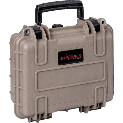 Immagine di Explorer Cases Valigetta portaoggetti outdoor 2712HL.D desert tan with pick &amp; pluck foam (L x A P) 28 20 12 cm Sabbia
