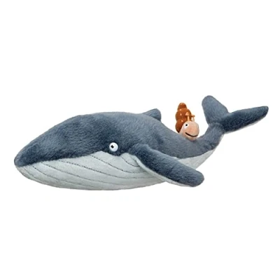 Immagine di Aurora Snail and The Whale Soft Toy, 61238, 7in, Grey, for Fans of Book by Julia Donaldson Axel Scheffler, Blue