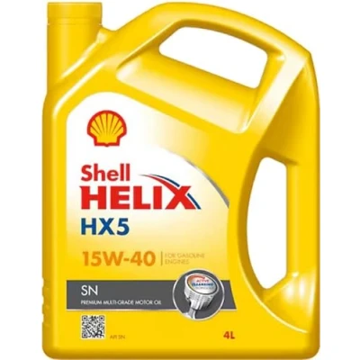 Immagine di Shell Helix HX5 15W 40 4l Olio motore 550046285 FIAT: Panda I Hatchback, Punto II Tipo NISSAN: MICRA 3, 2, TERRANO 2