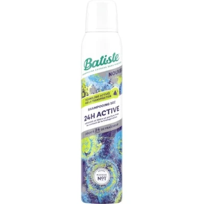 Immagine di Batiste shampoo secco 24H attivo, senza risciacquo, tecnologia e profumo attivati a contatto con la sudorazione, capelli freschi per 24 ore, finitura invisibile 200 ml