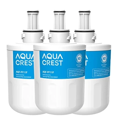 Immagine di Aqua CREST DA29 00003F Filtro dell&#039;acqua per Frigorifero, Compatibile con Samsung® Pure Plus, HAFIN1, 00003A, 00003B, 00003A B, DA61 00159A, DA97 06317A, Pacchetto Può Variare (3)