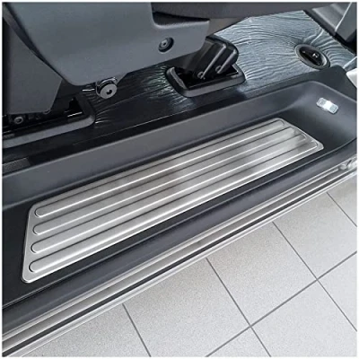 Immagine di tuning art XF514 1 Protezione Battitacco per Volkswagen T6 T6.1 Multivan Caravelle 2015 4 Pezzi e Acciaio Inox, Colore:Argento