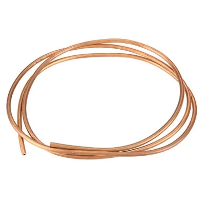 Immagine di Tubo di rame, 6x4x1mm T2 a spirale in rame morbido per generatori, sbarre collettrici, cavi, celle, trasformatori e altre apparecchiature elettriche
