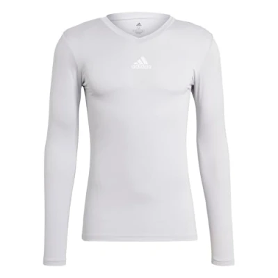 Immagine di adidas Base Tee Maglietta a Maniche Lunghe, Team Light Grey, L Uomo