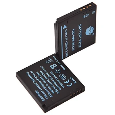 Immagine di DSTE 2PCS DMW BCK7 BCK7E Batteria Compatibile per Panasonic DMC FH5 FH6 FH7 FH8 FH25 FH27 FP5 FP7 FS16 FS18