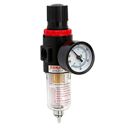 Immagine di Regolatore Filtro, Pressione Aria, Separatore Compressore Pneumatico, Manometro può Essere Utilizzato in Compressori d&#039;Aria, Utensili Pneumatici