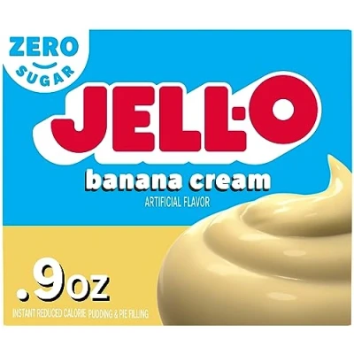 Immagine di Jell O Sugar Free Instant Pudding and Pie Filling, Banana Cream, 0.9 Ounce Boxes (Pack of 6)