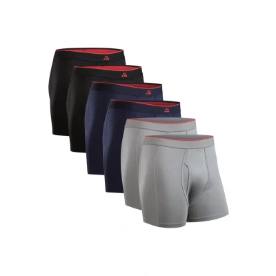 Immagine di Danish Endurance 6 PACK Ultrasoft WITH FLY Boxer, Uomo, Taglia: Large, Black\grey\navy blue