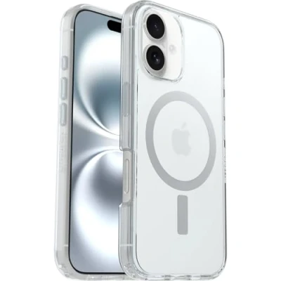 Immagine di OtterBox Symmetry+ PC Back Cover Trasparente Magnetico Apple iPhone 16