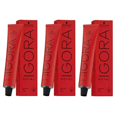 Immagine di Schwarzkopf Colorazione Igora 7 00 Royal Set da 3 Pezzi 60ml