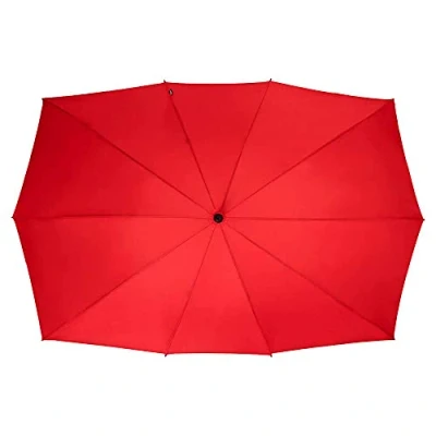 Immagine di VON LILIENFELD® Ombrello Grande Stabile XXL 2 Persone Donna Uomo Classico Maxi rosso