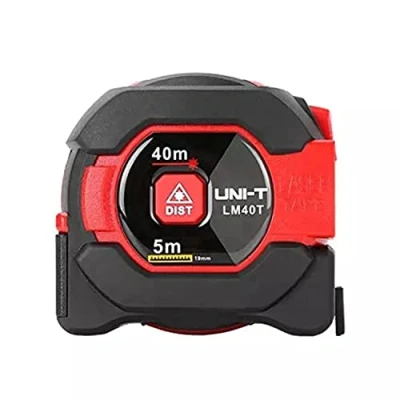 Immagine di UNI T laser distance meters tapes LM40T/LM50T 2 in 1 tape measure high precision range finder infrared handheld electronic ruler (LM40T)
