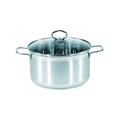 Immagine di Krüger 101016 MA Pentola in acciaio inossidabile con coperchio trasparente, Diametro 16 cm