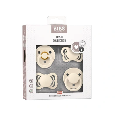 Immagine di Pack 4 Pezzi BIBS Try it Collection Ivory