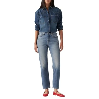 Immagine di Levi&#039;s 501 CROP Jeans a sigaretta, Donna, Taglia: 24x28, Blue denim