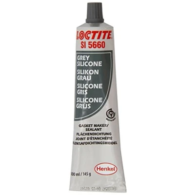 Immagine di Loctite WY1717638 5660 in Silicone, Resistente all&#039;Acqua e glicole, 100 ml, Colore: Grigio