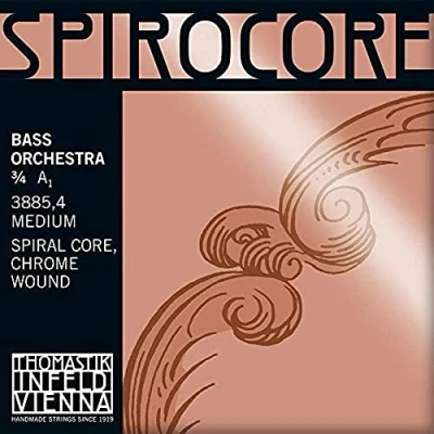Immagine di Thomastik corda per Contrabbasso 3/4 Spirocore La nucleo a spirale, rivest. cromo, accordo orchestra, media