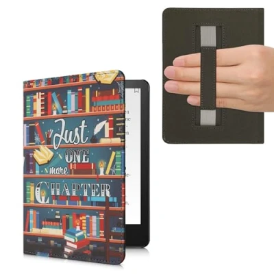 Immagine di kwmobile Cover per Kindle Paperwhite Custodia 6,8 Pollici 11 Generazione 2021 Copertina eReader eBook Reader Case Ancora un Capitolo