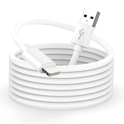 Immagine di Cavo iPhone 3 Metri [Certificato Apple MFi], Lightning USB 3M Ricarica Filo Caricatore Cavetto Originale per 14 13 12 11 Pro Max XS XR X 8 7 6s 5 SE iPad