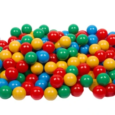 Immagine di MISIOO Palle per bagno di palline, 100 pezzi, multicolore, palline da diametro 6 cm, plastica realizzate in 100% LDPE, giocattolo bambini, rosso/verde/blu/giallo