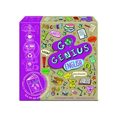 Immagine di Go Genius English Educational Board Game Supporting Key Stage 1 &amp; 2 Learning, Suitable for 7+ Years