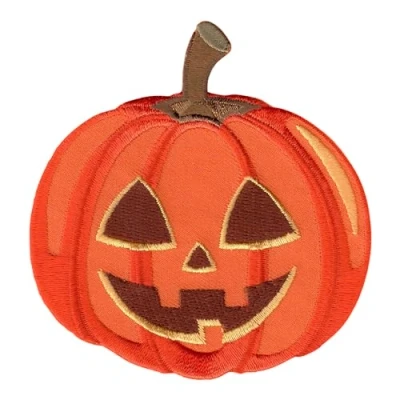 Immagine di PatchMommy Toppa Termoadesiva Zucca Halloween Patch Ricamate per Ferro da Stiro o Cucire Toppe Adesive Vestiti, Applicazioni Tessuti Bambini
