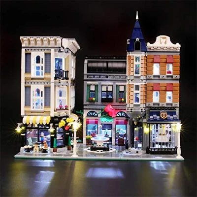 Immagine di BRIKSMAX Kit di Illuminazione a LED per Piazza Assemblea, Compatibile con Il Modello Lego 10255 Mattoncini da Costruzioni Non Include Set