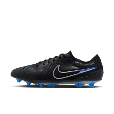 Immagine di Nike Legend 10 Elite AG PRO, Soccer Shoe Uomo, Black/Chrome Hyper Royal, 41 EU