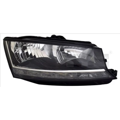 Immagine di TYC 20 19170 06 2 Fari Sx H7/H7, LED con luce guida diurna per veicolo circolazione Dx motore elettrico SKODA: Fabia III Hatchback