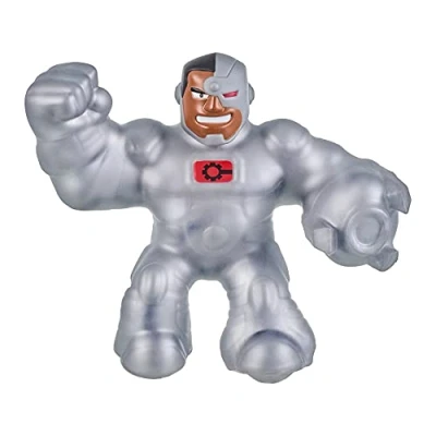Immagine di Heroes of Goo Jit Zu Dc Hero Pack Super Goopy Cyborg 4.5 Inch Tall Action Figure, Perfect Christmas / Birthday Present For 4 To 8 Year Olds, Squishy, Stretchy Tactile Play