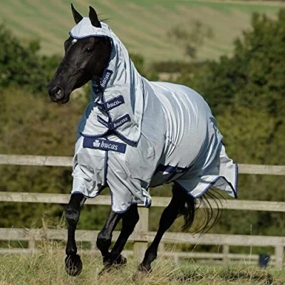 Immagine di Bucas Buzz Off X Full Neck Argento Lunghezza posteriore: 120 cm &amp; inferiore 160