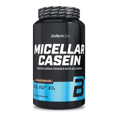 Immagine di BioTechUSA Micellar Casein in Polvere Tempo di Assorbimento Esteso Senza Glutine e Grassi Aggiunta L Glutammina, 908 g, Cioccolato