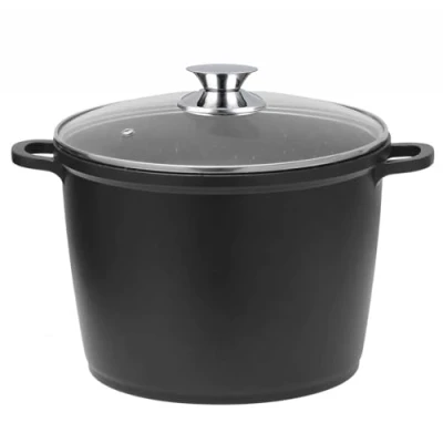 Immagine di 4BIG.fun Pentola da 6 l, 24 cm, in alluminio pressofuso, antiaderente, per tutti i piani cottura, anche a induzione, CF DP28