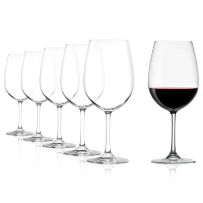 Immagine di Stölzle Lausitz bicchieri da vino rosso Bordeaux Weinland 540ml I Set di 6 Calici infrangibili lavabili in lavastoviglie Bicchiere per molte varietà Alta qualità