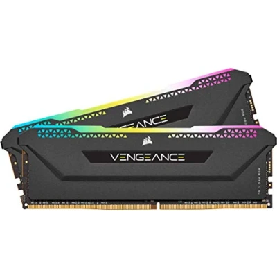 Immagine di Corsair VENGEANCE RGB PRO SL 64GB (2x32GB) DDR4 360MHz C18 Memoria per Desktop (10 LED indirizzabili singolarmente, Ottimizzati larghezza di banda e tempi risposta) Nero
