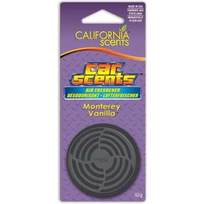 Immagine di California Scents CS HANGER MONTEREY VANILLA CCSPK004 Deodorante ambiente Container di metallo