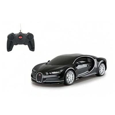 Immagine di Jamara Bugatti Macchinina 1:24 27Mhz Interni Simili all&#039;Originale, Colore Nero, 405136