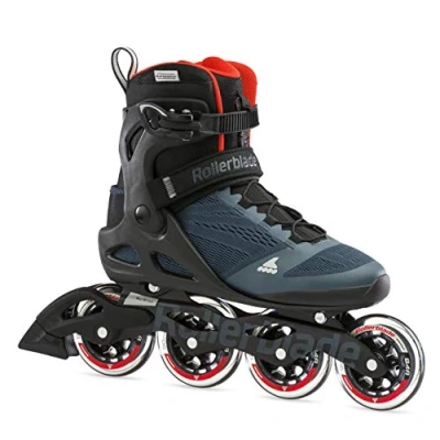Immagine di Rollerblade MACROBLADE 90, Pattini in linea, blu orion/arancio speziato, 42, uomini