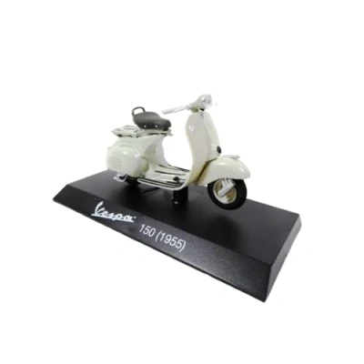 Immagine di OPO 10 Collezione Scooter in Miniatura 1/18 Compatibile con Piaggio Vespa 150 Grigio 1955 Ves0041