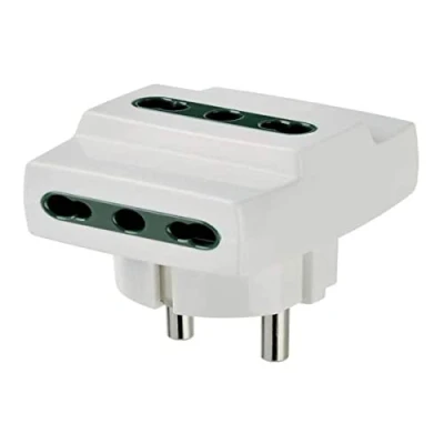 Immagine di VIMAR Adattatore Multiplo S31+3p17/11 Bianco