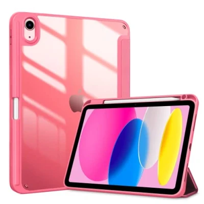 Immagine di ProCase per iPad 10a Generazione Custodia 2022 [A2696 A2757 A2777], 10,9 Pollici Sottile Protettiva Leggera Smart Cover 10, Auto Sveglia/Sonno Rosa