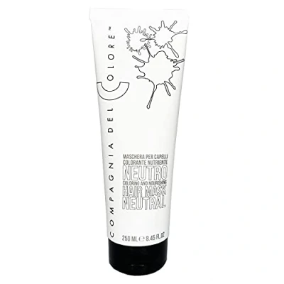 Immagine di Compagnia Del Colore, Maschera Per Capelli Colorante Nutriente, Dona Riflessi Intensi e Brillanti, dalla Consistenza Compatta, Morbida Facilmente Stendibile, Neutro, 250 ml