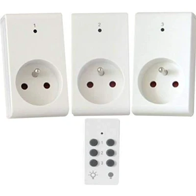 Immagine di Dio dio041053 Kit 3 prese con telecomando, 1000 W