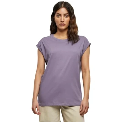 Immagine di Urban Classics Extended Shoulder Tshirt basic, Donna, Taglia: XS, Dustypurple