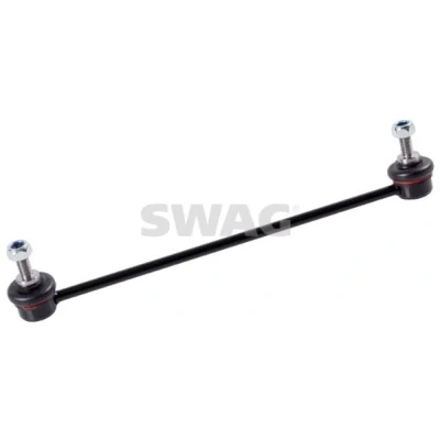 Immagine di SWAG 85 93 1570 Bielletta barra stabilizzatrice Assale anteriore Dx 320 M10 x 1,25 con dado autobloccante Acciaio nero HONDA: Jazz 2