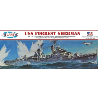 Immagine di Atlantis Kit di modellini in plastica USS Forrest Sherman Destroyer