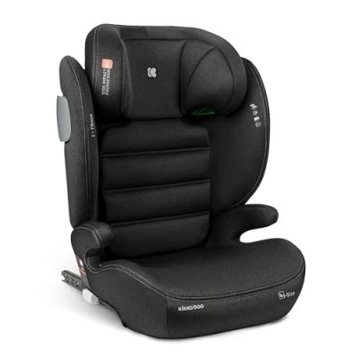 Immagine di KikkaBoo Seggiolino Auto i TRACK Size, 100 150 cm, Gruppo 2 3 ISOFIX, da 3.5 a 12 anni, 15 36 kg, Auto, Sistema di Protezione Laterale SPS, Posizioni, Nero