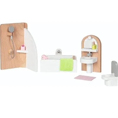 Immagine di GOKI Mobili per bambole Style, Bagno, Vasca: Accessori case, Multicolore, S (51492)