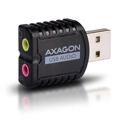 Immagine di AXAGON ADA 10 Scheda audio esterna USB, adattatore stereo mini